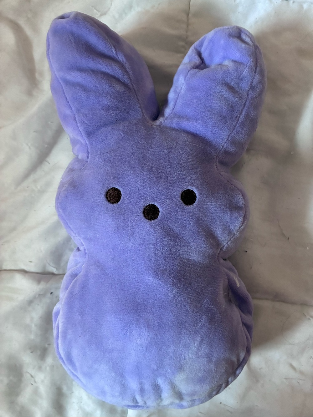 REVERSEABLE/FLIPPABLE PURPLE AND PASTEL TYE DYE PEEP PLUSH 12 INCH